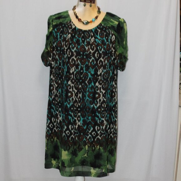 S.L. Fashions Dresses & Skirts - S.L Fashions Animal Print Fully Lined Dress